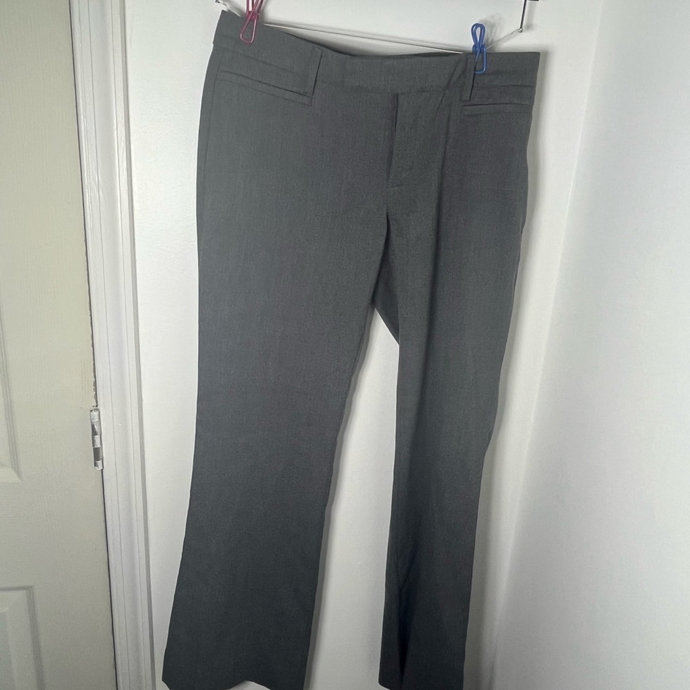 Gap Modern Boot Dress Pants Women’s 2A Gray Stretch Career Work Slacks